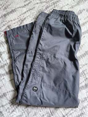 Vintage Nike Sportswear Nylon Windbreaker Track Pants with Zipper opening Large